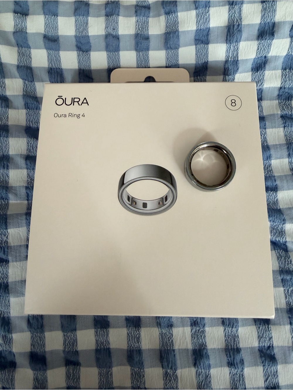 Oura Ring 4 Silver Stainless Smart Ring